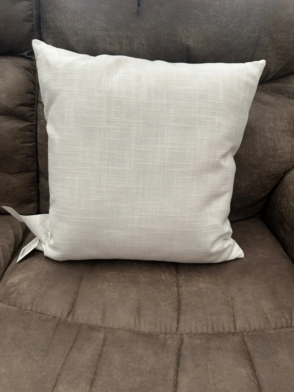 Hobby Lobby Brown & Cream Bunny Spring Accent Pillow - Picture 2 of 4